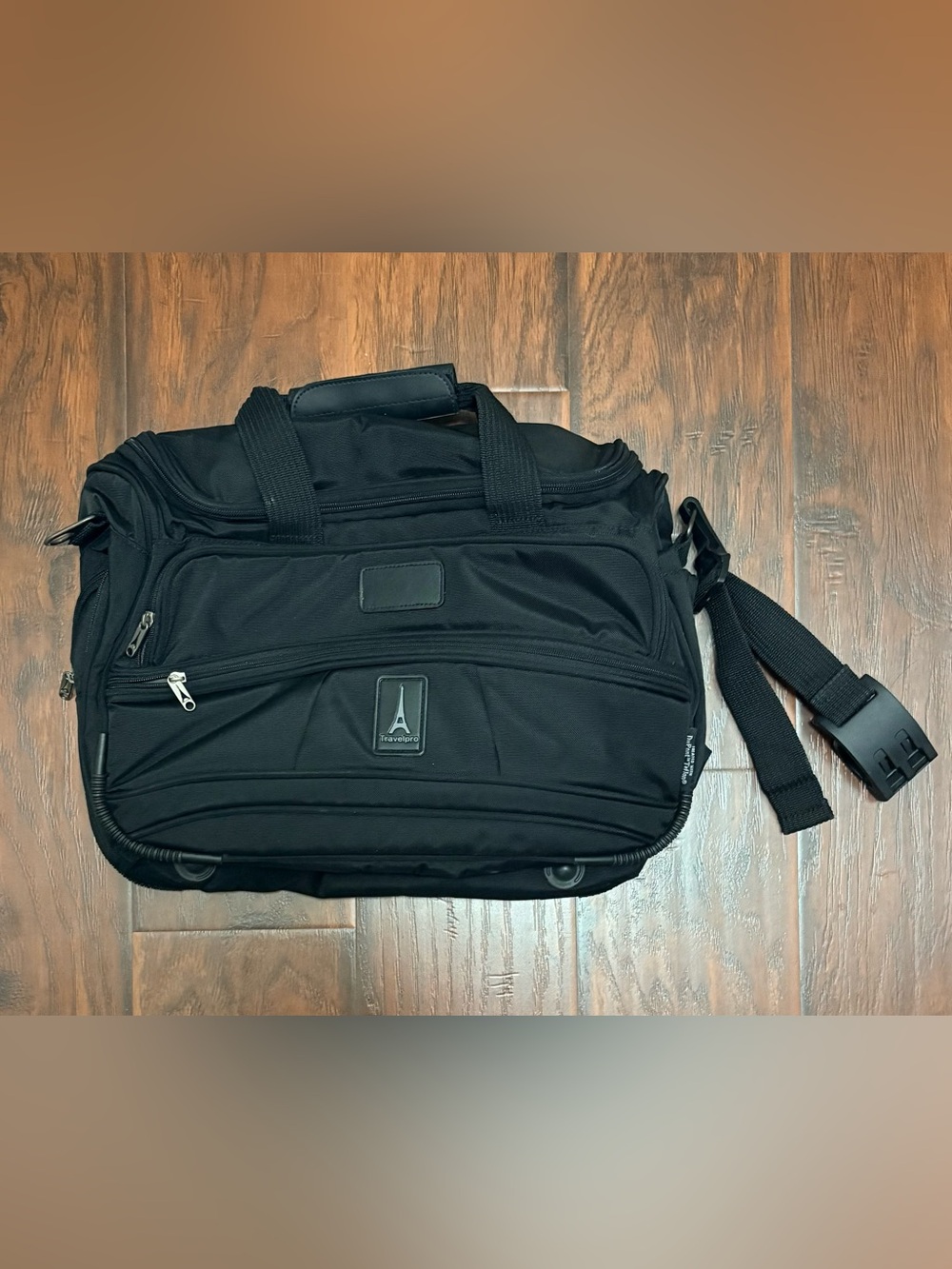 Travelpro Crew Black Carry On Travel Business Bag Duffel Shoulder Strap